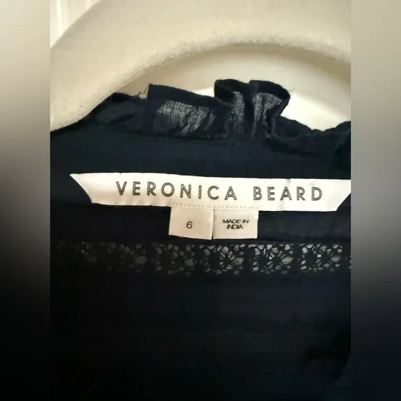 Veronica Beard - Satori Maxi Dress in Ink - Picture 5 of 10